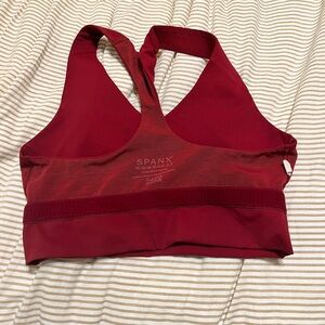 SPANX Deep Red CORE Sports Bra